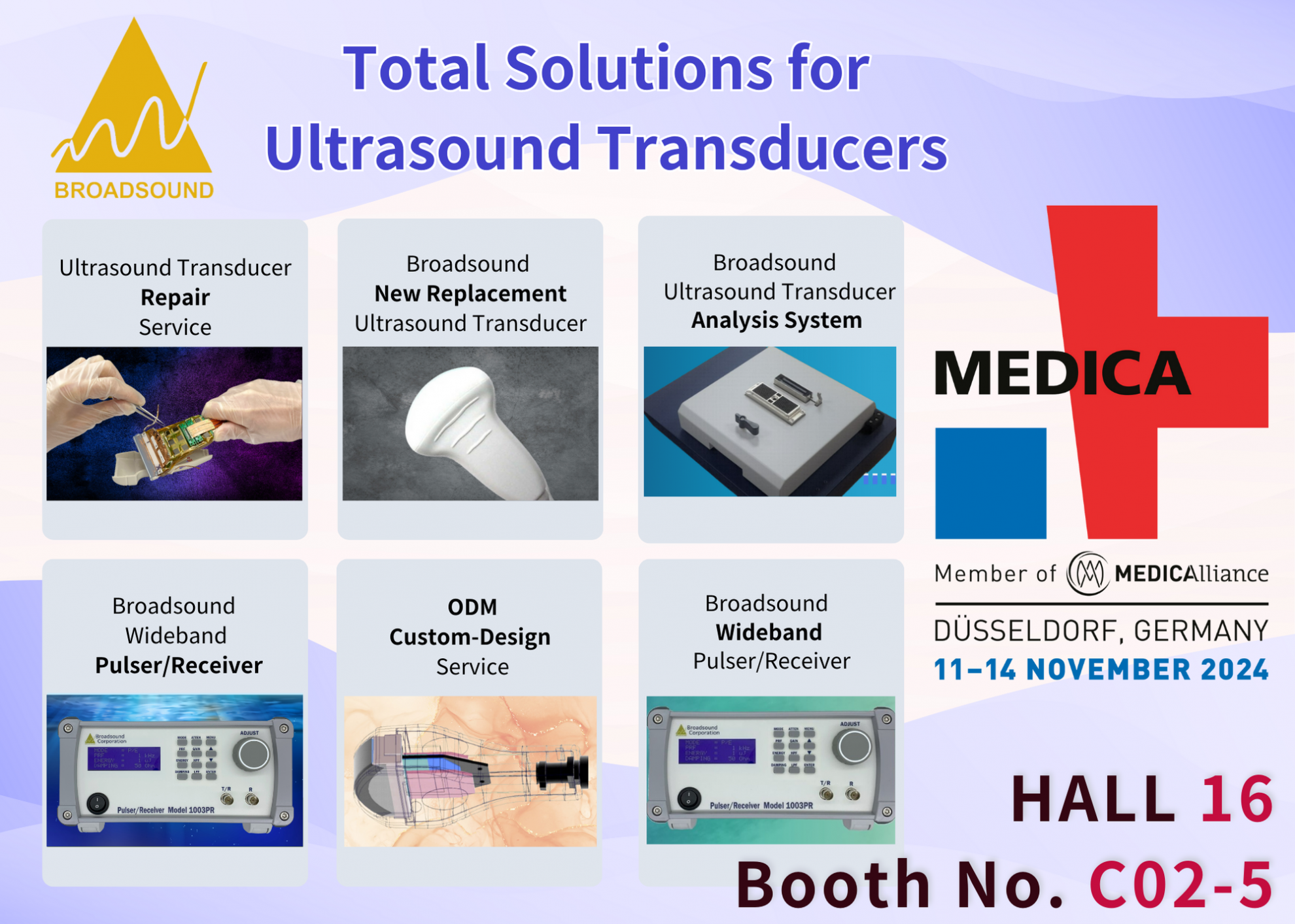 Let's meet at the Medica Düsseldorf 2024!